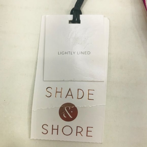 Shade And Shore Women's 36B Lightly Lined Longline Bralette Bikini Swim Top New - Picture 4 of 12